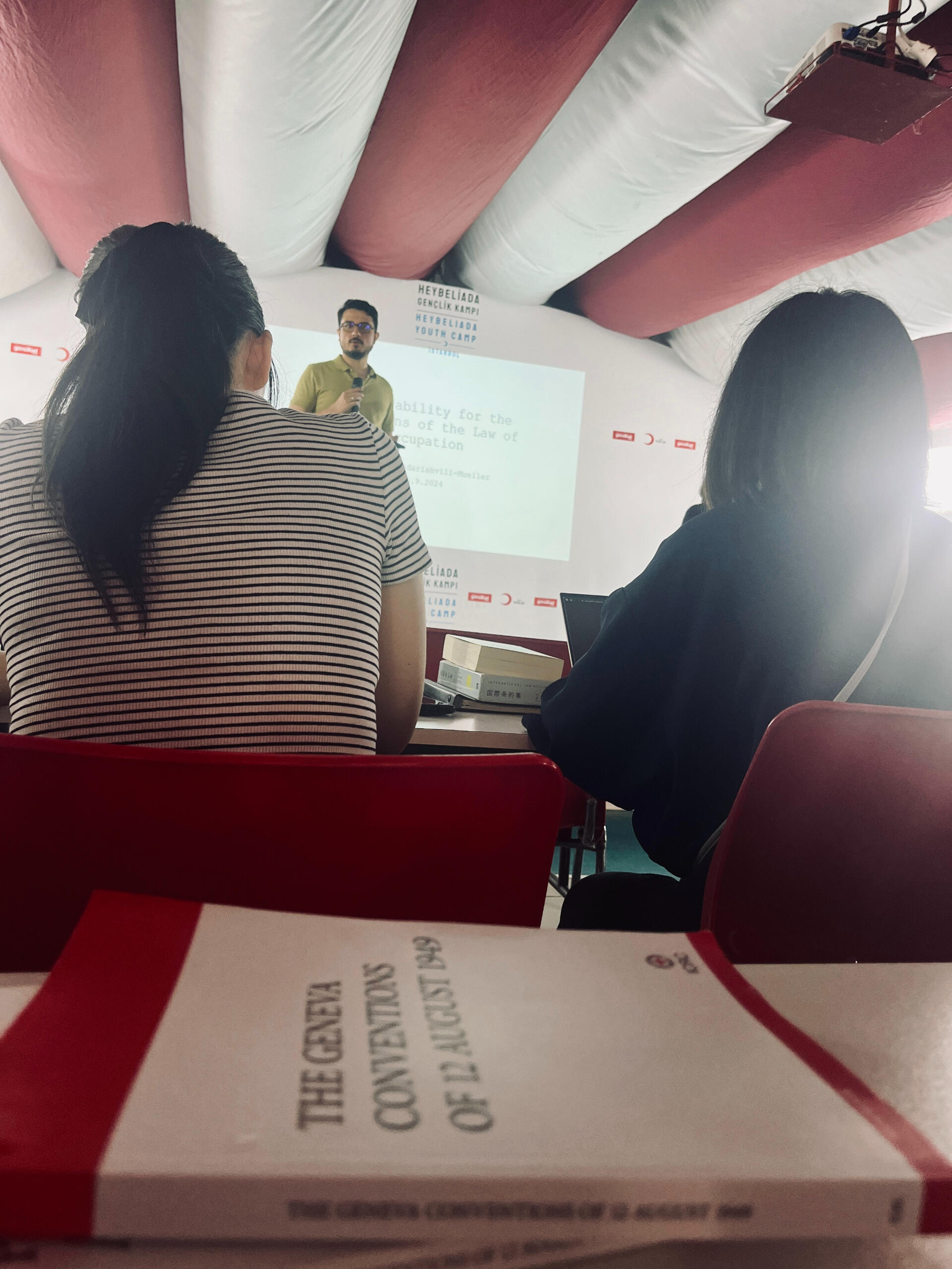 Dr. Onur Dur during his lecture